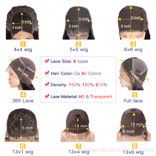 Short Loose Body Wave Wavy Lace Front Human Hair Wigs for Black Women Full Hd Frontal Wig Human Hair Ocean Wave Bob Wigs